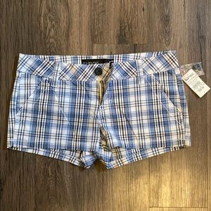 Zumiez Empyre Blue Plaid Shorts